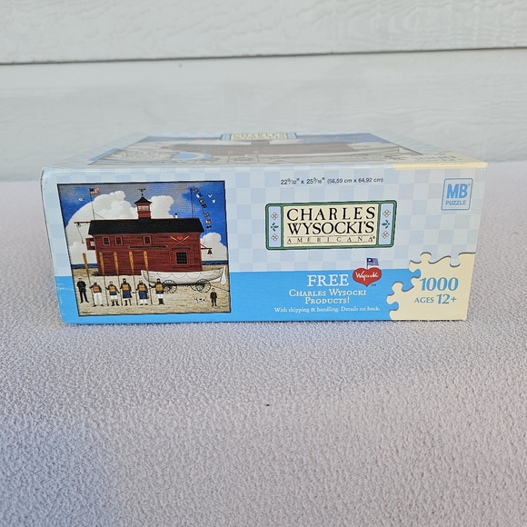 MB Puzzle Charles Wysocki Americana The Seabuglers 1000 PC - Picture 6 of 11